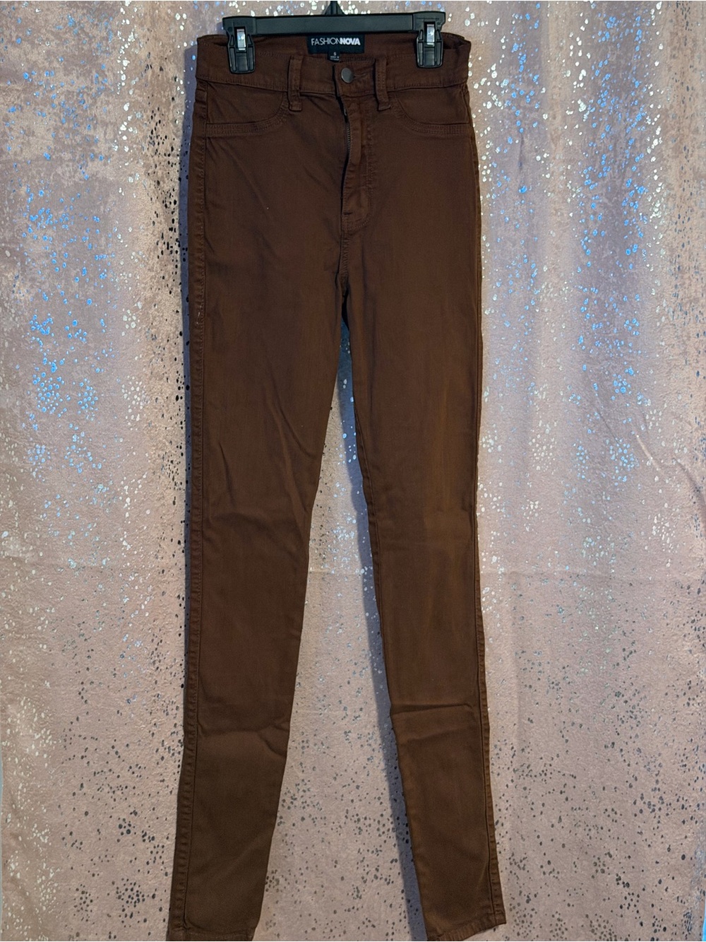Fashion Nova Chocolate Brown High-Rise Skinny Jeans